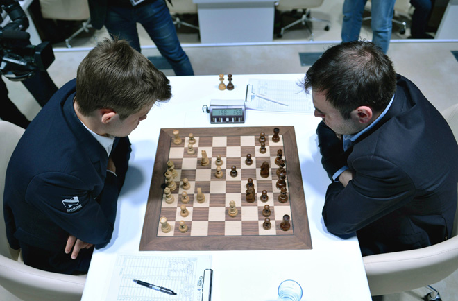 Первый ход племянницы Вугара Гашимова - фоторепортаж с "Shamkir Chess 2014"