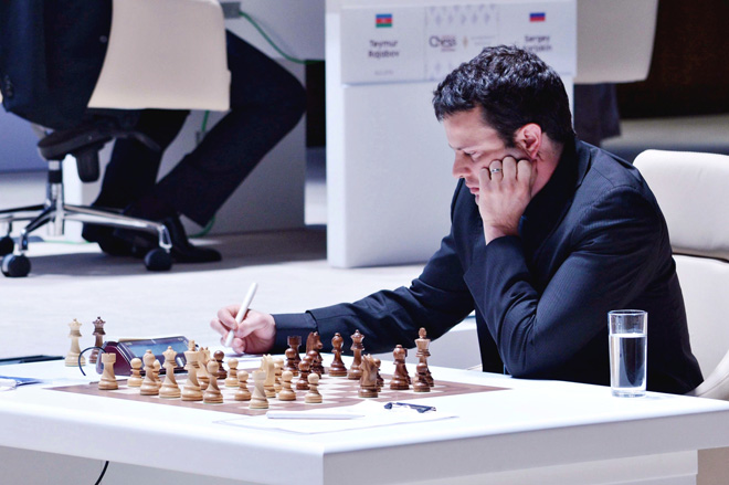 Первый ход племянницы Вугара Гашимова - фоторепортаж с "Shamkir Chess 2014"