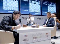 Противостояние азербайджанских гроссмейстеров - фоторепортаж с "Shamkir Chess 2014" (ФОТО)