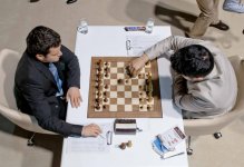 Противостояние азербайджанских гроссмейстеров - фоторепортаж с "Shamkir Chess 2014" (ФОТО)