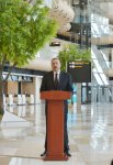 Президент Ильхам Алиев и его супруга приняли участие в открытии нового аэровокзального комплекса в Баку (ФОТО)