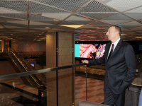 Президент Ильхам Алиев и его супруга приняли участие в открытии нового аэровокзального комплекса в Баку (ФОТО)