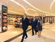 Президент Ильхам Алиев и его супруга приняли участие в открытии нового аэровокзального комплекса в Баку (ФОТО)
