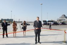 Президент Ильхам Алиев и его супруга приняли участие в открытии нового аэровокзального комплекса в Баку (ФОТО)