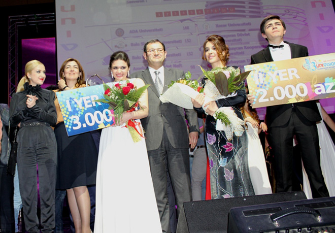 Коллекция вязанных платьев ручной работы Гюльнары Халиловой "Волшебные петли" на сцене "Univision" (ФОТО)