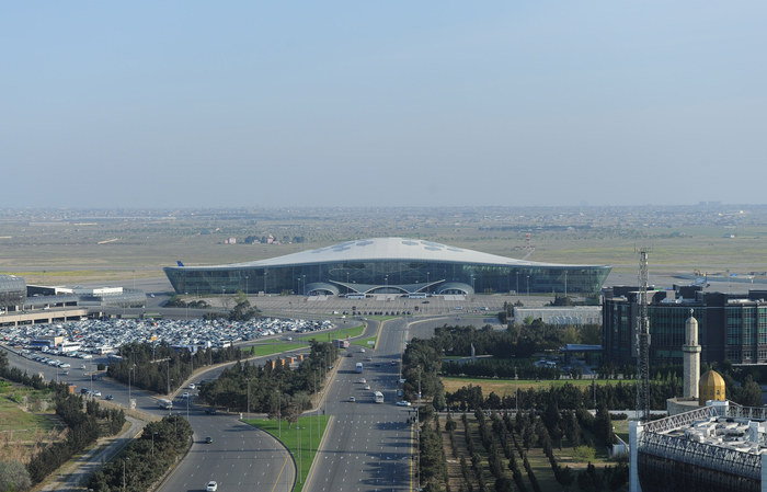 Президент Ильхам Алиев и его супруга приняли участие в открытии нового аэровокзального комплекса в Баку (ФОТО)