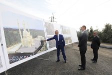 Президент Азербайджана ознакомился с ходом строительных работ в новом комплексе мечети в Баку (ФОТО)