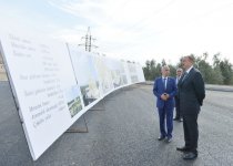 Президент Азербайджана ознакомился с ходом строительных работ в новом комплексе мечети в Баку (ФОТО)