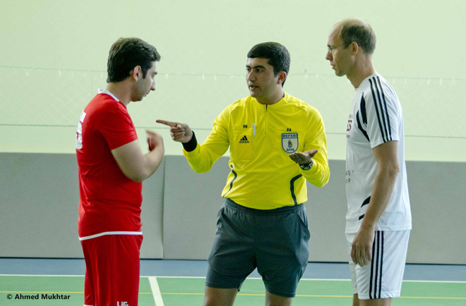 В Шамкире прошел интересный футбольный турнир между шахматистами и журналистами (ФОТО)