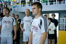 В Шамкире прошел интересный футбольный турнир между шахматистами и журналистами (ФОТО)