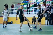 В Шамкире прошел интересный футбольный турнир между шахматистами и журналистами (ФОТО)