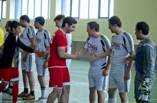 В Шамкире прошел интересный футбольный турнир между шахматистами и журналистами (ФОТО)