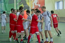 В Шамкире прошел интересный футбольный турнир между шахматистами и журналистами (ФОТО)