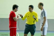 В Шамкире прошел интересный футбольный турнир между шахматистами и журналистами (ФОТО)