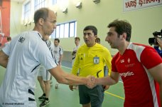 В Шамкире прошел интересный футбольный турнир между шахматистами и журналистами (ФОТО)