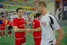 В Шамкире прошел интересный футбольный турнир между шахматистами и журналистами (ФОТО)