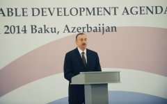 Президент Ильхам Алиев: Сегодня Азербайджан является страной со своей собственной позицией, которая основана на справедливости и международном праве (версия 3) (ФОТО)