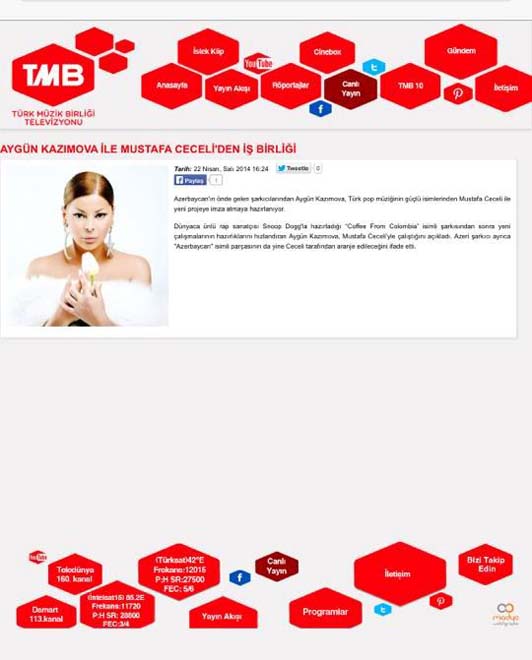 В Турции с большим успехом представлен новый альбом Айгюн Кязымовой  и Снуп Дога (ВИДЕО-ФОТО)