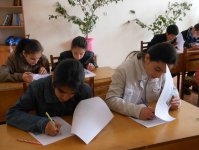 В Исмаиллинском районе прошла республиканская олимпиада по русскому языку (ФОТО)