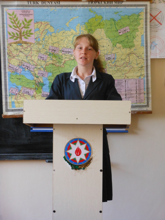 В Исмаиллинском районе прошла республиканская олимпиада по русскому языку (ФОТО)