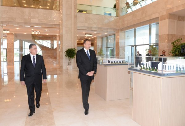 Президент Азербайджана принял участие в открытии Центра Гейдара Алиева в Агдаше (ФОТО)