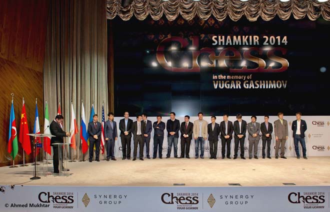 В Шамкире прошла церемония закрытия "Shamkir Chess 2014", посвященного памяти Вугара Гашимова (ФОТО)