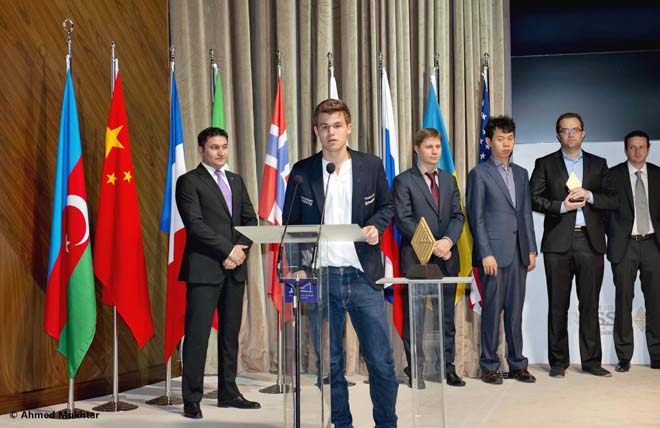 В Шамкире прошла церемония закрытия "Shamkir Chess 2014", посвященного памяти Вугара Гашимова (ФОТО)