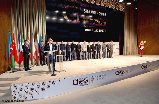 В Шамкире прошла церемония закрытия "Shamkir Chess 2014", посвященного памяти Вугара Гашимова (ФОТО)