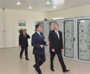 Президент Ильхам Алиев принял участие в открытии электроподстанции "Агдаш" (ФОТО)