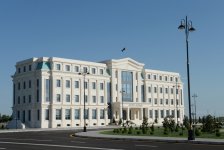 Президент Азербайджана принял участие в открытии нового здания ИВ Агдашского района (ФОТО)