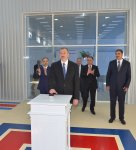 Президент Ильхам Алиев принял участие в открытии Агдашского завода по
переработке фруктов (ФОТО)