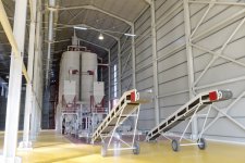 Президент Азербайджана принял участие в открытии Гиланского кормоперерабатывающего завода (ФОТО)