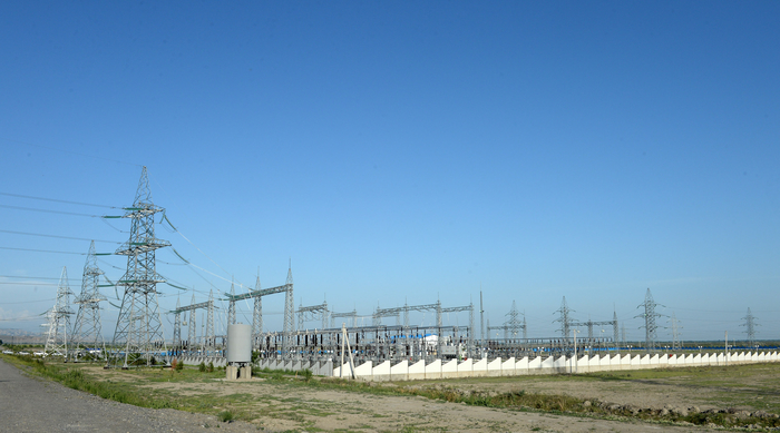 Президент Ильхам Алиев принял участие в открытии электроподстанции "Агдаш" (ФОТО)