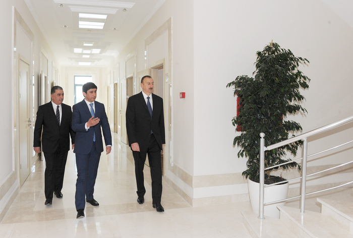 Сдано в эксплуатацию здание Агдашской районной организации партии "Ени Азербайджан"  (ФОТО)