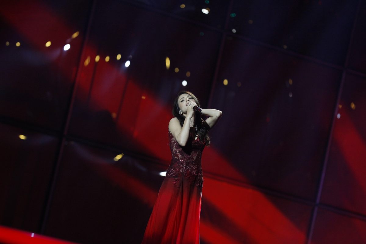 Представительница Азербайджана Диляра Кязимова вышла в финал "Евровидения-2014" (ФОТО)