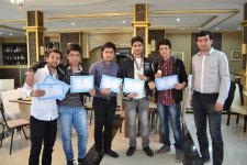 В Баку прошел чемпионат по брейн-рингу, приуроченный ко дню создания КИИ "Азербайджан " (ФОТО)