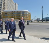 Президент Ильхам Алиев принял участие в открытии нового автотоннеля и подземного пешеходного перехода в Баку (ФОТО)