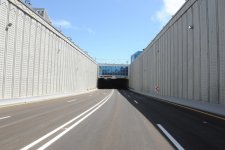 Президент Ильхам Алиев принял участие в открытии нового автотоннеля и подземного пешеходного перехода в Баку (ФОТО)