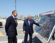 Президент Ильхам Алиев принял участие в открытии нового автотоннеля и подземного пешеходного перехода в Баку (ФОТО)