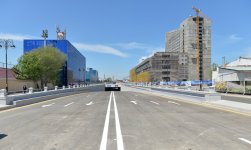 Президент Ильхам Алиев принял участие в открытии нового автотоннеля и подземного пешеходного перехода в Баку (ФОТО)