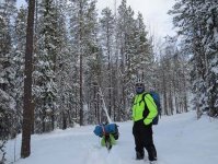 Велопутешественник Рамиль Зиядов по снегу достиг Мурманска и Лапландии (ФОТО)