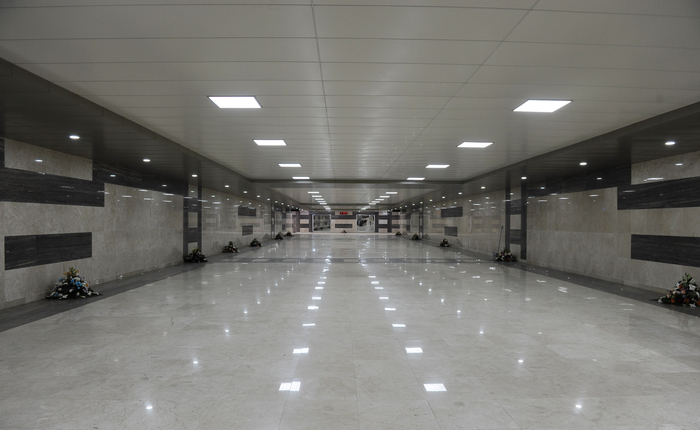 Президент Ильхам Алиев принял участие в открытии нового автотоннеля и подземного пешеходного перехода в Баку (ФОТО)