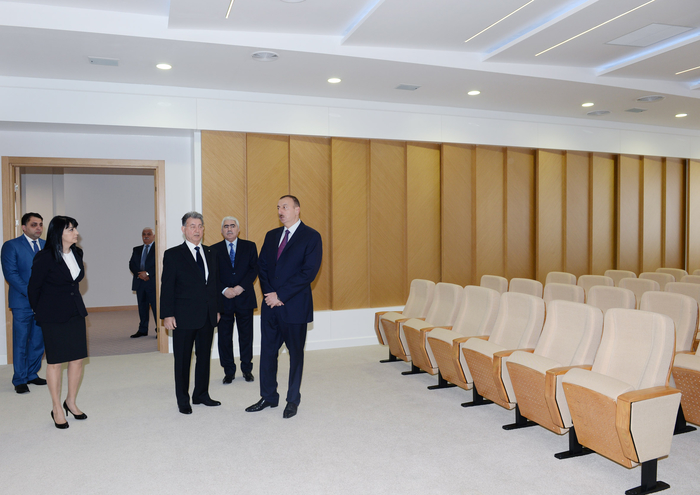 Президент Азербайджана принял участие в открытии нового здания Центральной библиотеки Национальной академии наук (ФОТО)