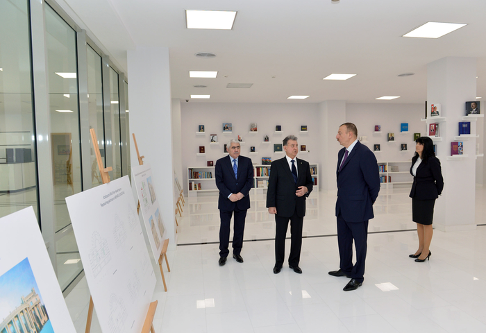 Президент Азербайджана принял участие в открытии нового здания Центральной библиотеки Национальной академии наук (ФОТО)