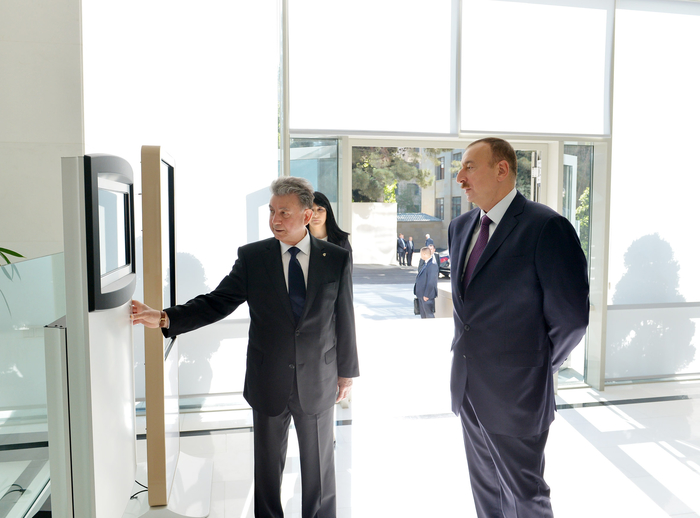 Президент Азербайджана принял участие в открытии нового здания Центральной библиотеки Национальной академии наук (ФОТО)