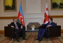 Состоялась встреча Президента Азербайджана с премьер-министром Грузии (ФОТО)