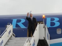 Завершился рабочий визит Президента Азербайджана в Грузию (ФОТО)