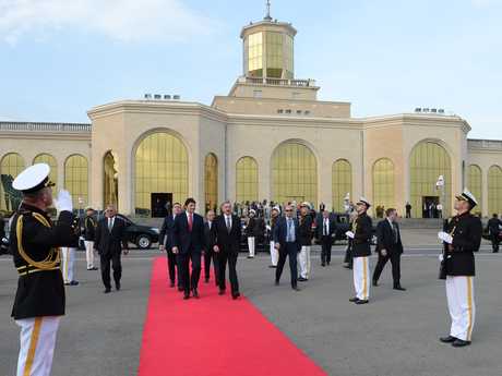 Завершился рабочий визит Президента Азербайджана в Грузию (ФОТО)