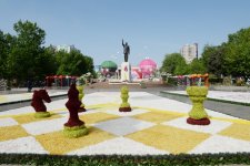 Президент Азербайджана и его супруга приняли участие в Празднике цветов (ФОТО)