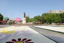 Президент Азербайджана и его супруга приняли участие в Празднике цветов (ФОТО)